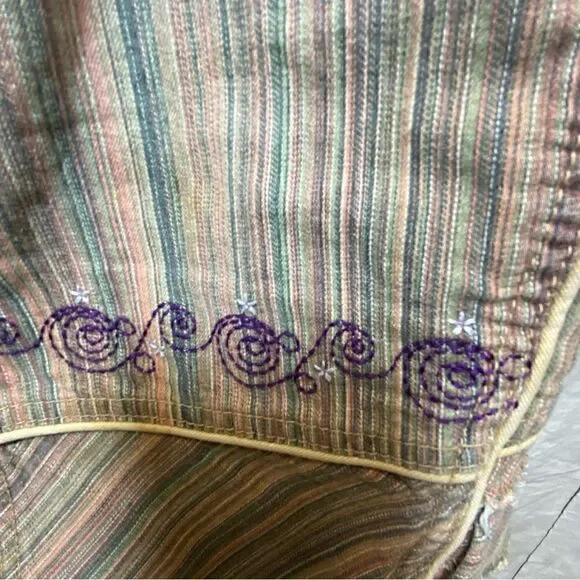 Ecko Red Denim Ruffle Skirt-Striped-Size 3 (juniors) - Picture 4 of 12